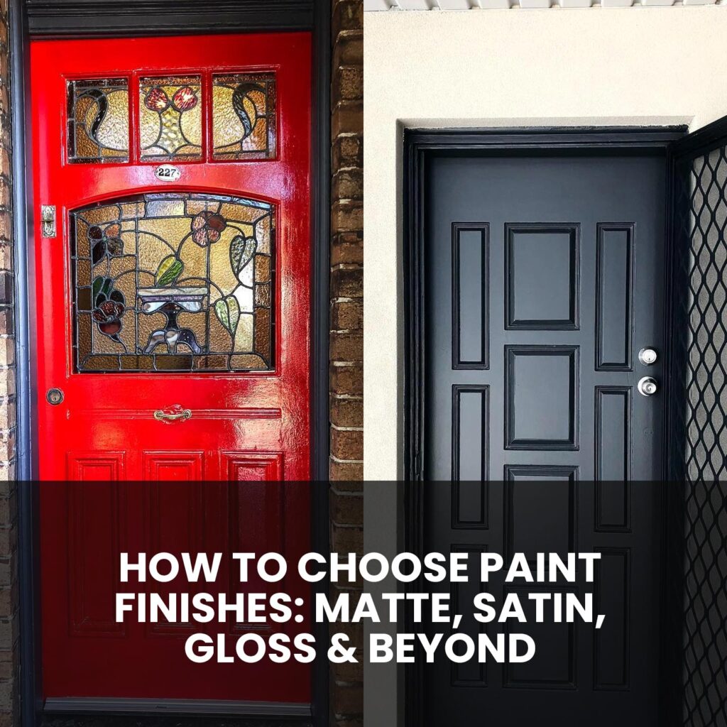 Front Door Paint Finishes