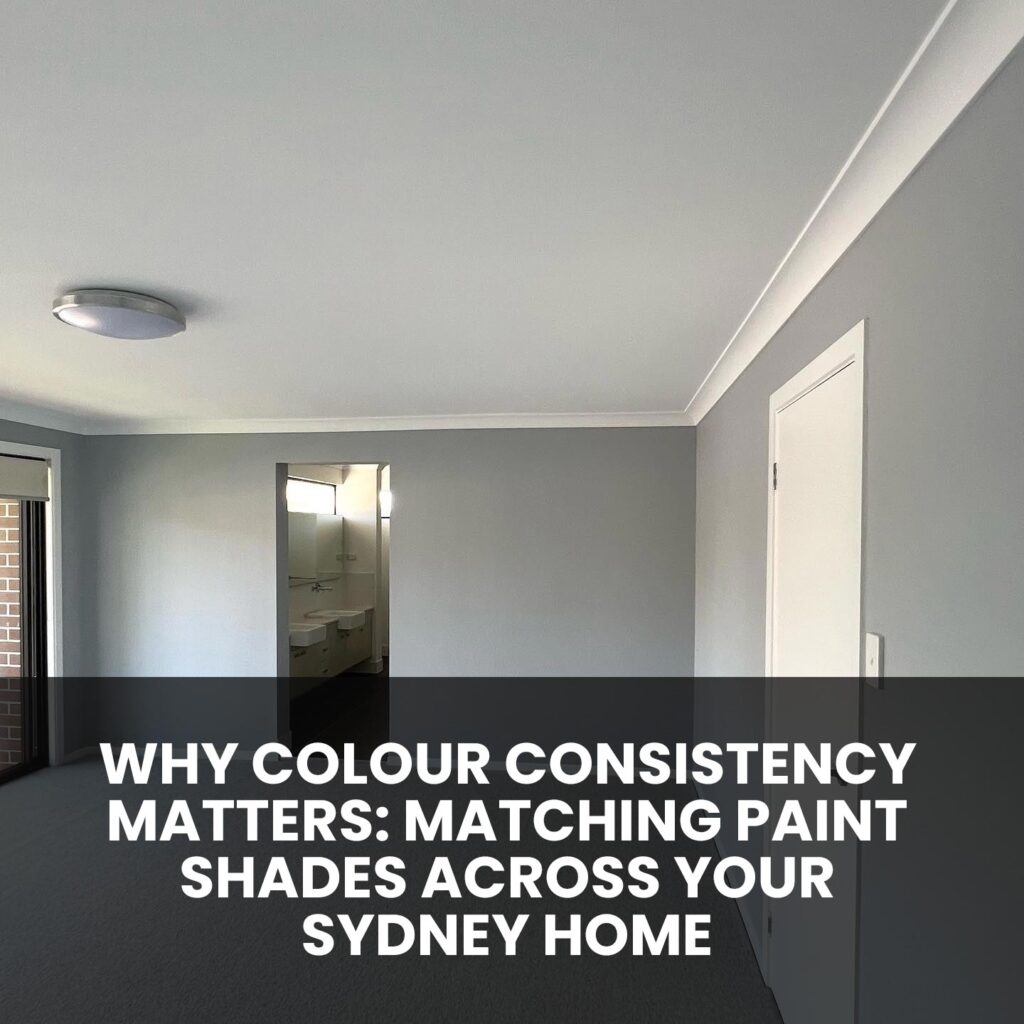Sydney home painted by AKD Painting with consistent colour and seamless shade matching